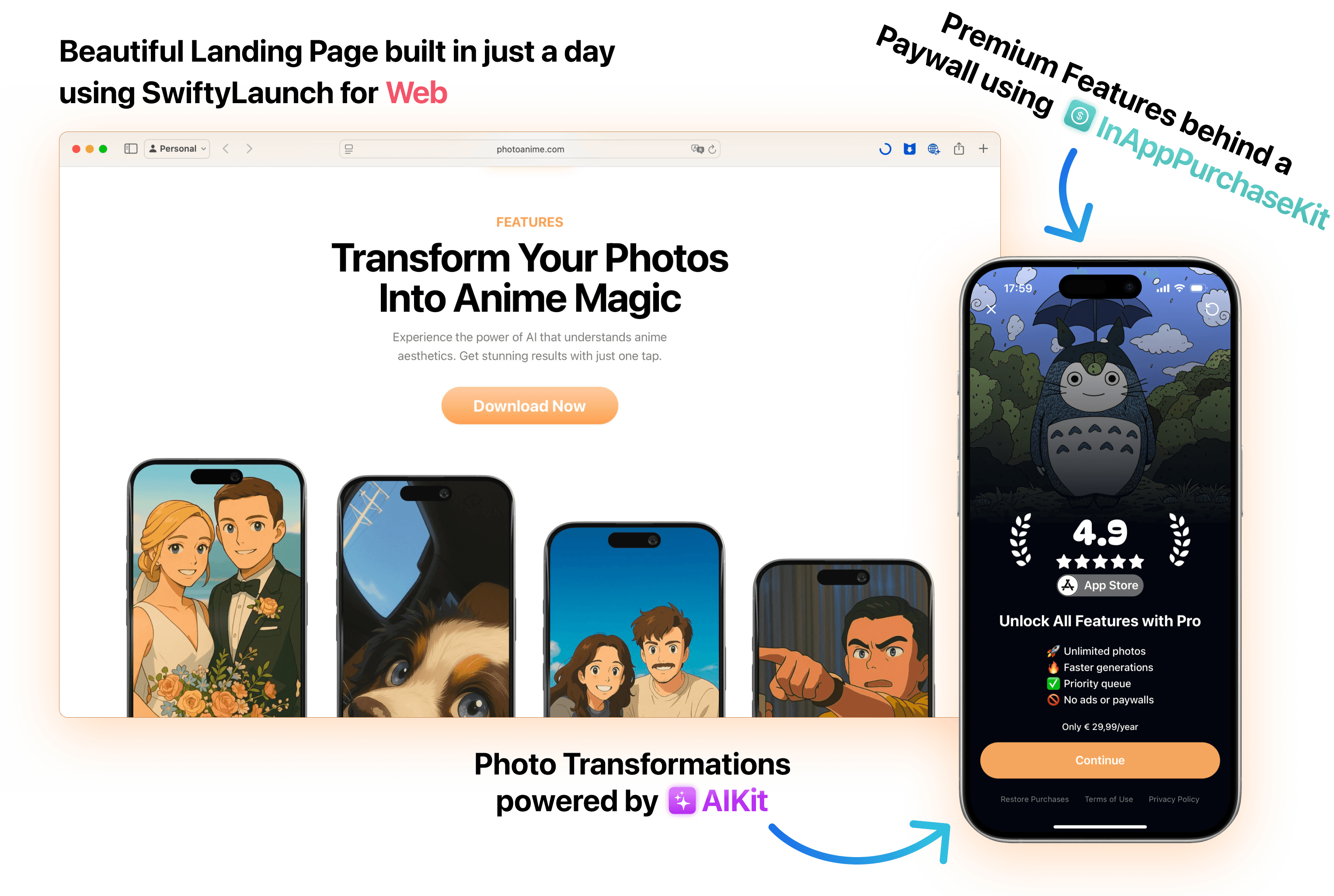 Photo Anime App Showcase